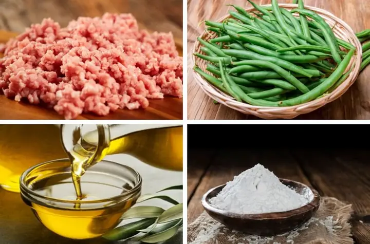 Cháo Đậu Cô Ve Với Thịt Heo Cháo Đậu Cô Ve Với Thịt Heo