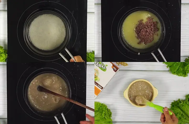 Bước 3: Nấu Cháo