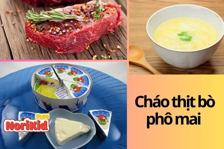 Cháo Thịt Bò Phô Mai