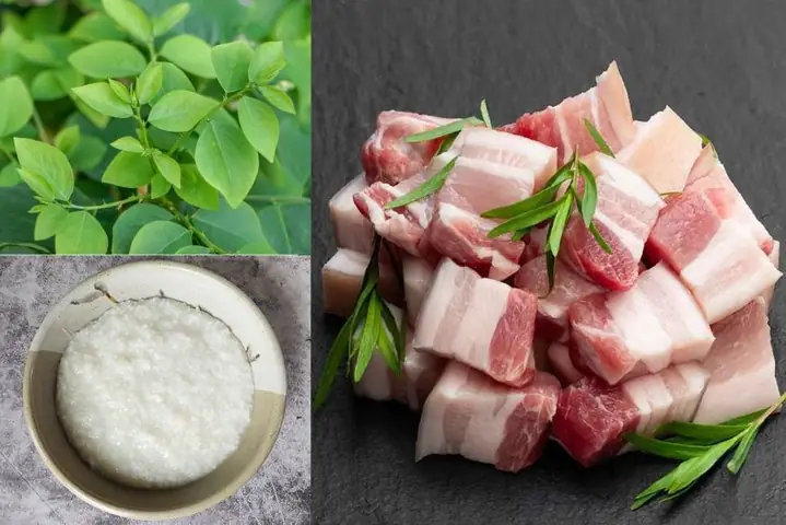 2Cháo thịt heo rau ngót cho bé ăn dặm (Công thức do người dùng chia sẻ) 2Cháo thịt heo rau ngót cho bé ăn dặm (Công thức do người dùng chia sẻ)