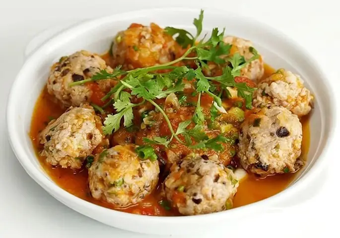 Thịt viên sốt cà chua Thịt viên sốt cà chua