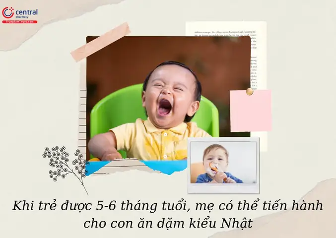 2Khi nào nên bắt đầu cho trẻ ăn dặm kiểu Nhật?