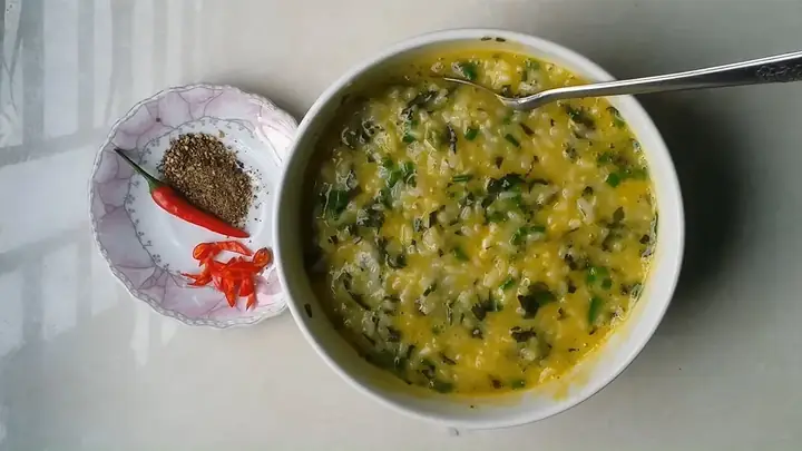 2.1. Cách Nấu Cháo Tía Tô Hạ Sốt Với Trứng Gà