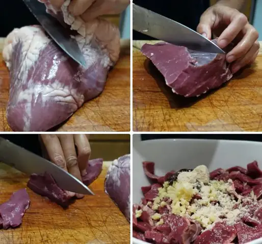 4.2. Cách nấu cháo tim bò cho bé ăn dặm