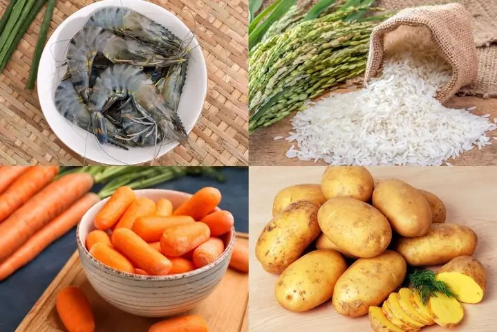 2Cháo tôm cà rốt cho bé kết hợp khoai tây 2Cháo tôm cà rốt cho bé kết hợp khoai tây