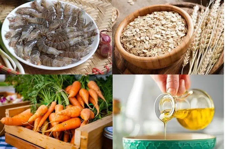 4Cháo yến mạch tôm cà rốt cho bé (Công thức được chia sẻ bởi người dùng) 4Cháo yến mạch tôm cà rốt cho bé (Công thức được chia sẻ bởi người dùng)