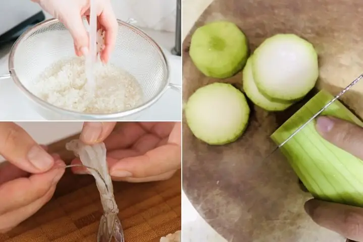 2Cách nấu cháo tôm bầu cho bé 7 tháng tuổi (Công thức do người dùng chia sẻ)