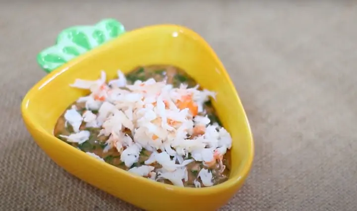 2.5 Cháo tôm yến mạch rau mồng tơi 2.5 Cháo tôm yến mạch rau mồng tơi