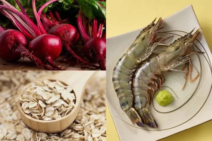 2.3. Cháo tôm củ dền yến mạch (Công thức được chia sẻ bởi người dùng)