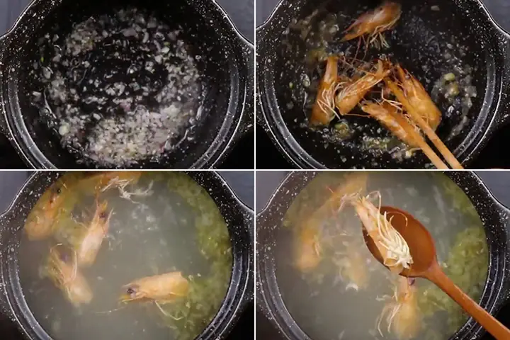 Bước 2Nấu nước dùng