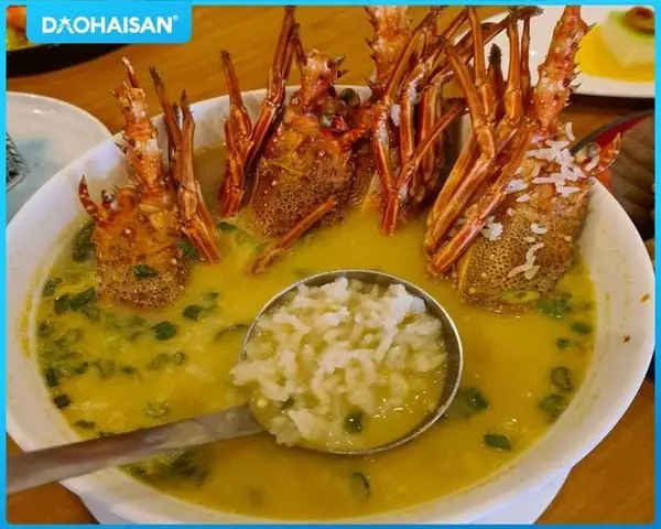 Các bước thực hiện nấu cháo tôm hùm bí đỏ