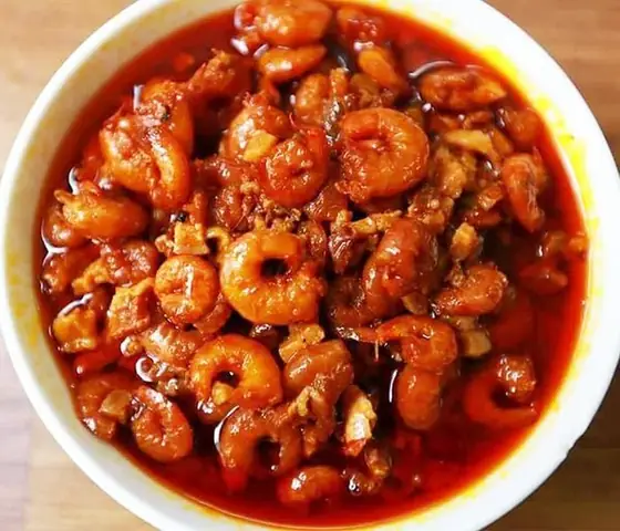 1. Tôm khô rim 1. Tôm khô rim