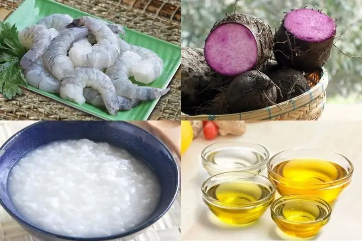 2cháo Tôm Khoai Mỡ Cho Bé Ăn Dặm