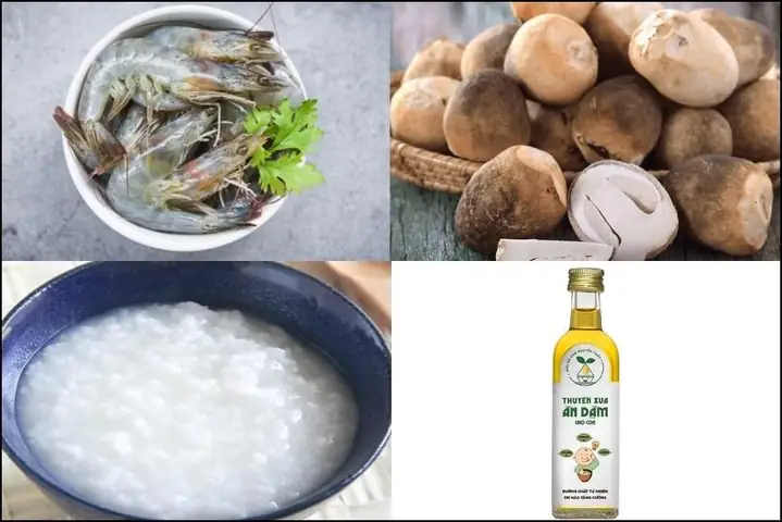 1Cháo tôm nấm rơm cho bé đơn giản (Công thức do người dùng chia sẻ)