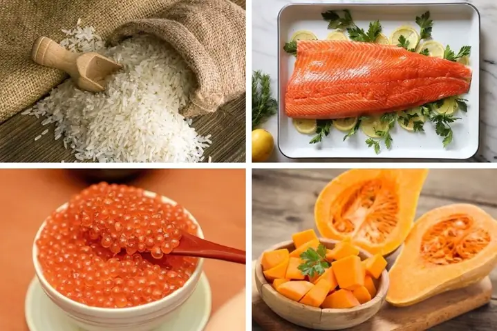 3cháo Trứng Cá Hồi Cho Bé Nấu Với Bí Đỏ