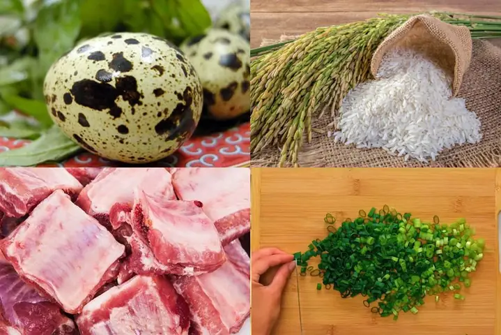 Cháo Trứng Cút Sườn Heo Cho Bé (công Thức Chia Sẻ Bởi Người Dùng)