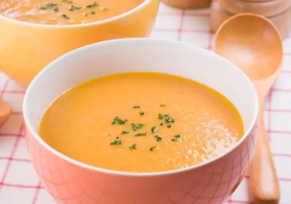 3. Cháo trứng bí đỏ