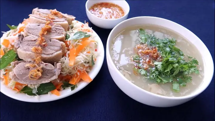 – Bước 7: Trộn Gỏi Và Thưởng Thức Món Cháo Vịt – Bước 7: Trộn Gỏi Và Thưởng Thức Món Cháo Vịt