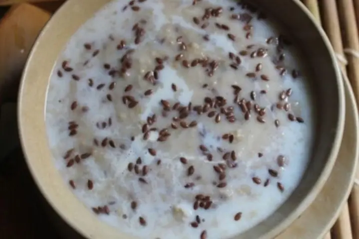 Cháo hạt chia với yến mạch