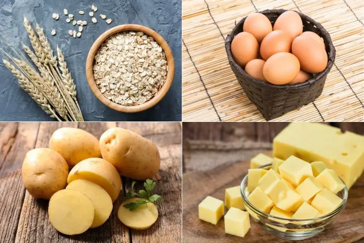 Cháo Yến Mạch Trứng Gà Khoai Tây