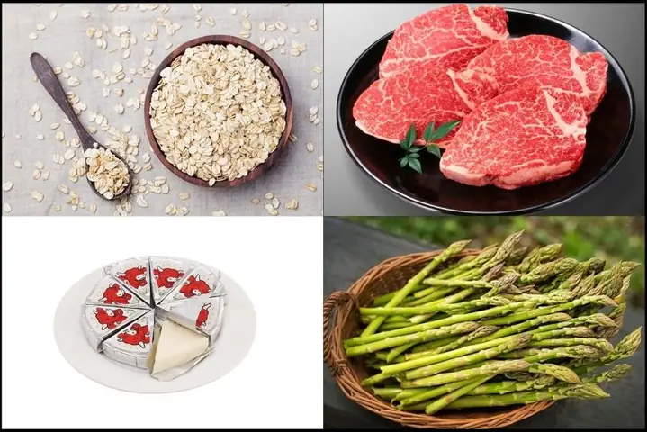 3Cháo yến mạch phô mai với thịt bò măng tây (Công thức do người dùng chia sẻ) 3Cháo yến mạch phô mai với thịt bò măng tây (Công thức do người dùng chia sẻ)