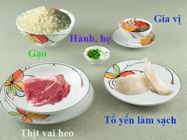Chuẩn Bị Nguyên Liệu Nấu Cháo Yến Thịt Bò Chuẩn Bị Nguyên Liệu Nấu Cháo Yến Thịt Bò