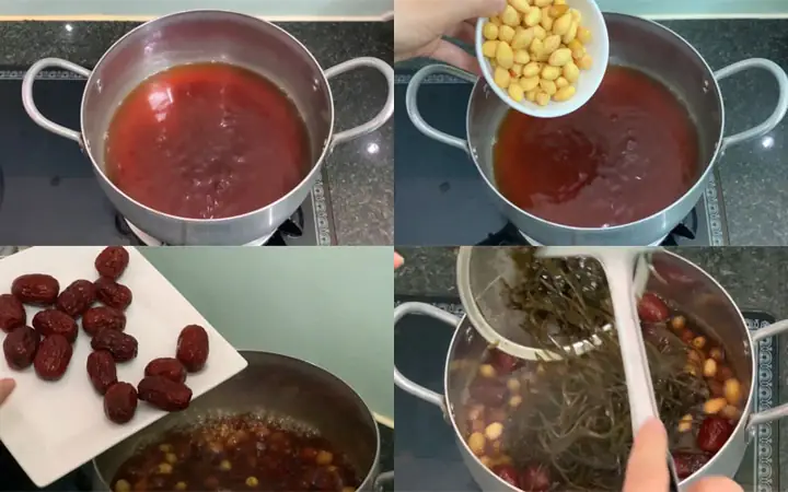 Bước 2Nấu chè bạch quả