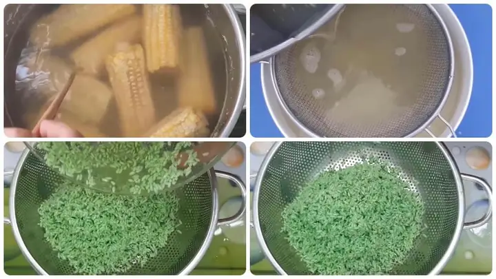 Bước 4Nấu chè bắp mỹ gạo nếp Bước 4Nấu chè bắp mỹ gạo nếp