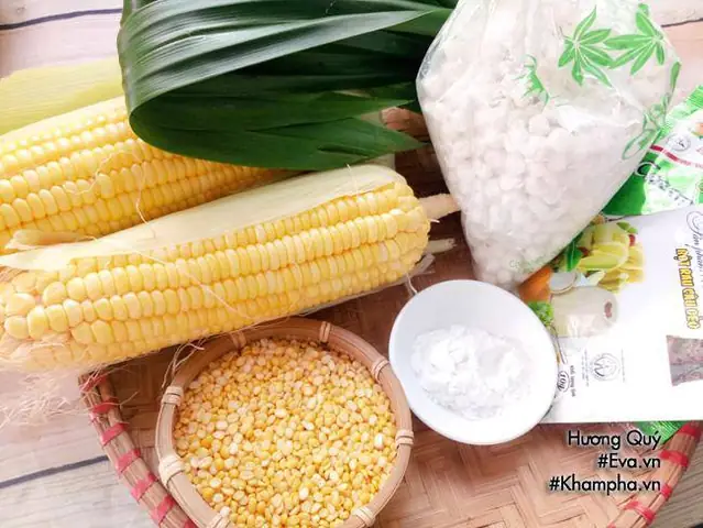 Nguyên liệu nấu chè bắp