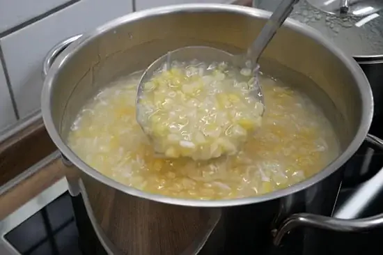 Nấu chè bắp