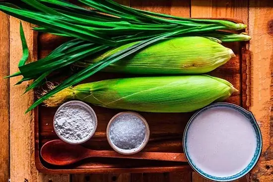 Nguyên liệu nấu chè bắp