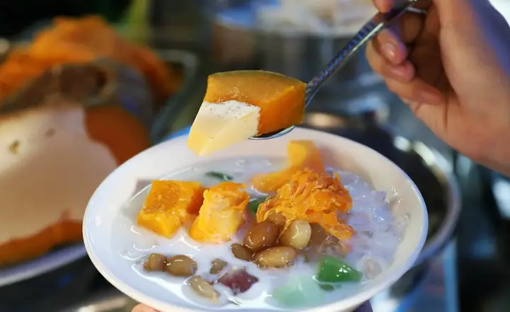 Cách làm chè bí đỏ Campuchia đơn giản tại nhà: Cách làm chè bí đỏ Campuchia đơn giản tại nhà: