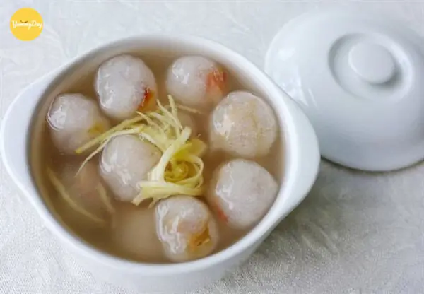 Thành phẩm món chè heo quay thơm ngon