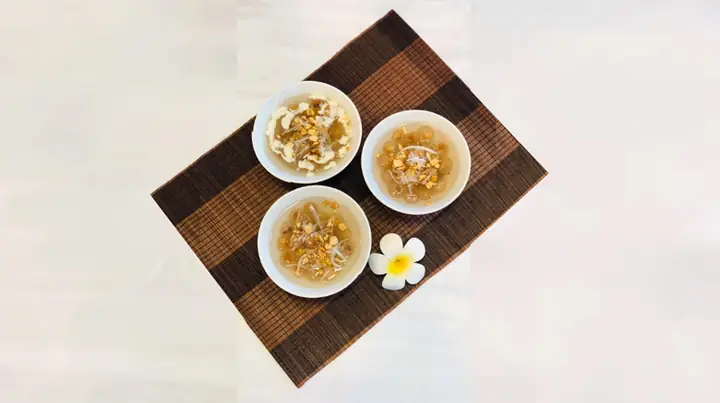 3. Cách nấu chè bột lọc nhân đậu phộng 3. Cách nấu chè bột lọc nhân đậu phộng