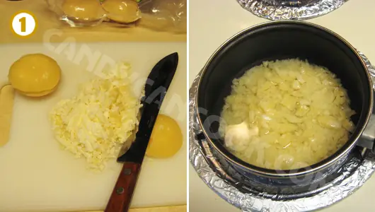 Chuẩn bị đường thốt nốt để đun nước si-rô đường Chuẩn bị đường thốt nốt để đun nước si-rô đường