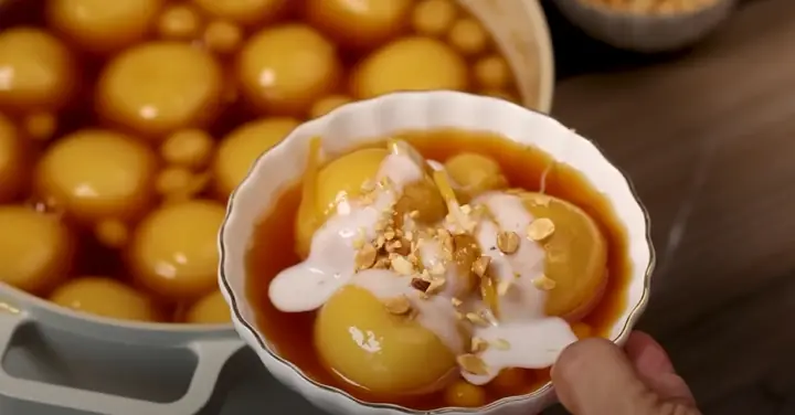 Cách nấu chè trôi nước bằng bột nếp khô chuẩn vị truyền thống