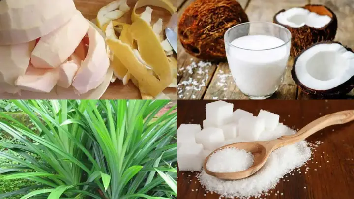 Nguyên Liệu Làm Chè Bưởi Nguyên Liệu Làm Chè Bưởi