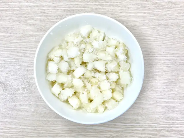 Bước 2:xử Lý Phần Cùi Bưởi Khô Sau Khi Ngâm