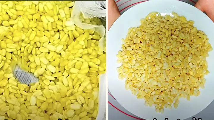 Bước 2Hấp đậu xanh Bước 2Hấp đậu xanh