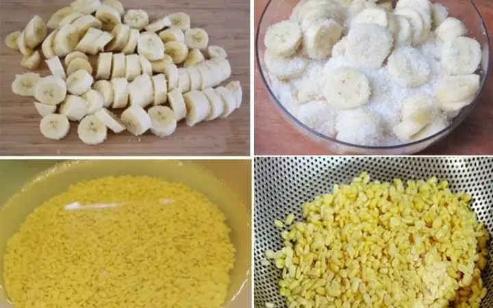 4.2. Các Bước Làm Chè Chuối Với Đậu Xanh 4.2. Các Bước Làm Chè Chuối Với Đậu Xanh