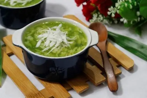 Nấu chè cốm Nấu chè cốm