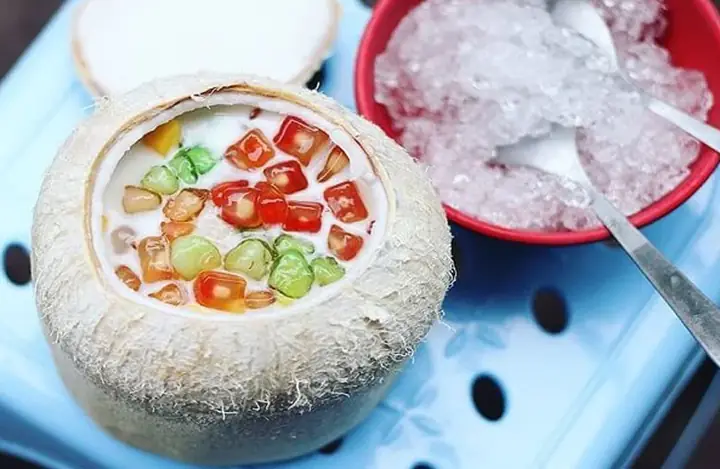 Cách Nấu Chè Từ Củ Năng Trái Dừa