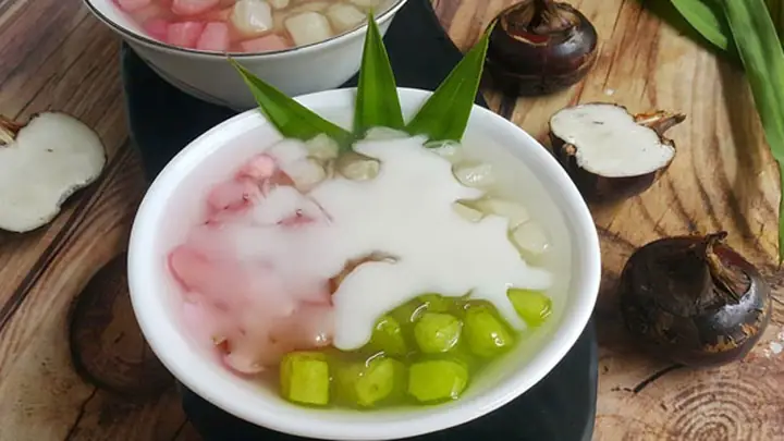 Cách Nấu Chè Là Dứa Củ Năng Thơm Mát, Béo Ngậy