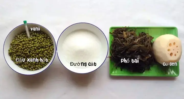 Hướng Dẫn Nấu Chè Đậu Xanh Nấu Với Củ Sen