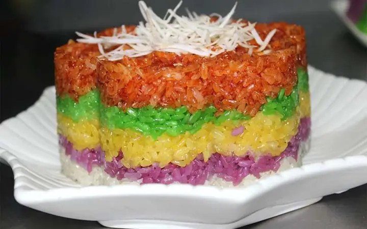 Cách nấu xôi ngũ sắc Cách nấu xôi ngũ sắc