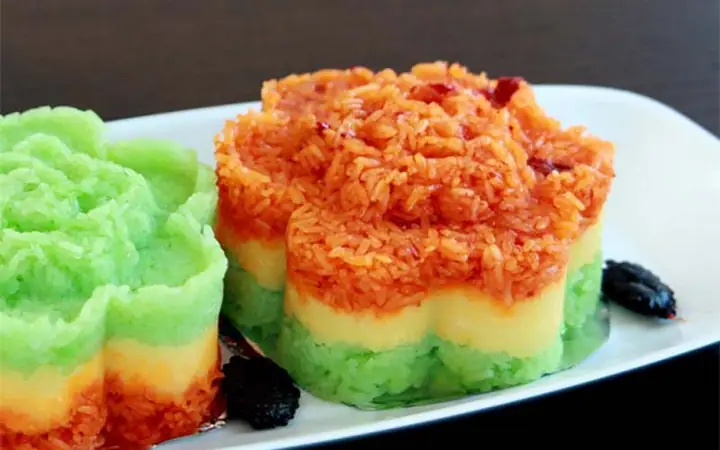 Cách nấu xôi tam sắc Cách nấu xôi tam sắc