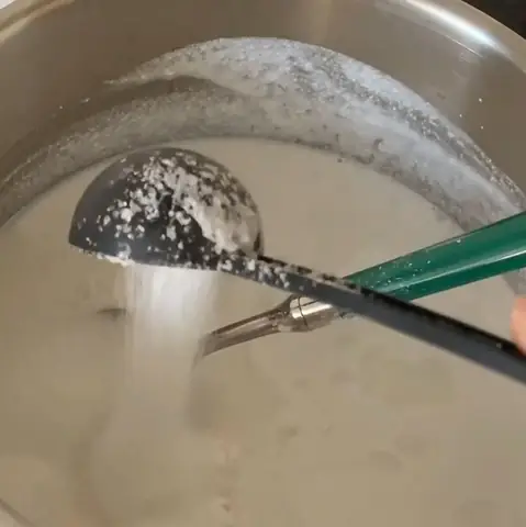 Nấu nước cốt dừa và hoàn thành Nấu nước cốt dừa và hoàn thành