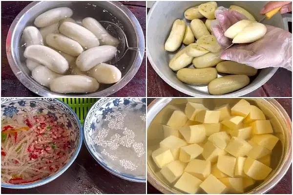 Bước 1: Sơ chế nguyên liệu