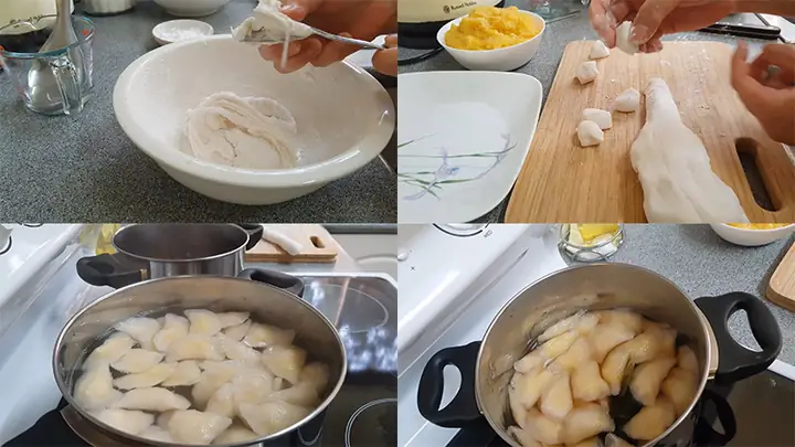 Bước 4làm Phần Bánh Nhân Đậu Xanh