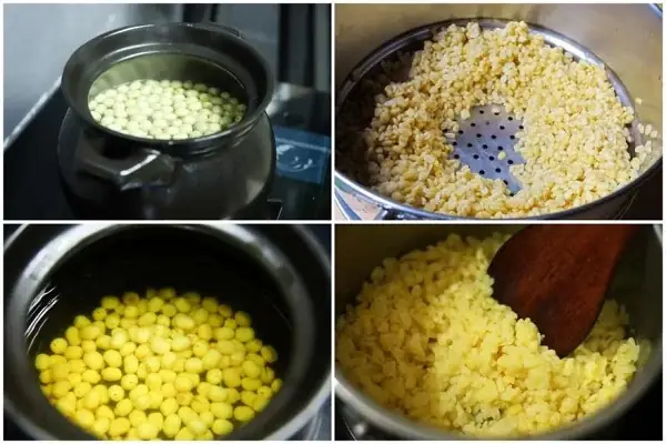 Nấu Hạt Sen Và Đậu Xanh Nấu Hạt Sen Và Đậu Xanh